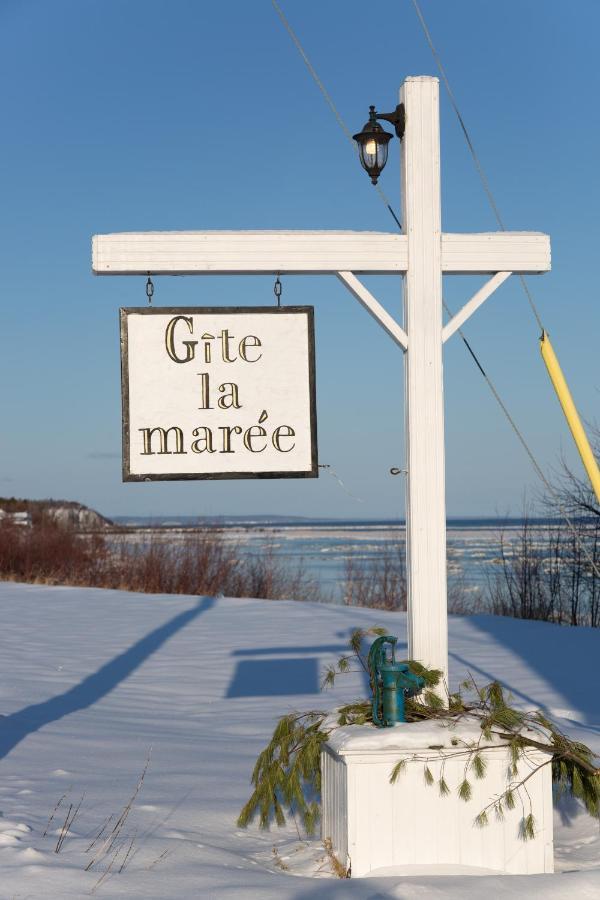 Gîte la Marée Portneuf Sur Mer Esterno foto